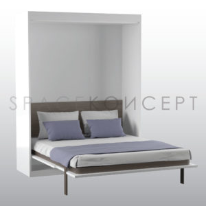 Designer Queen Size Murphy Wall Bed (Hidden Wall)