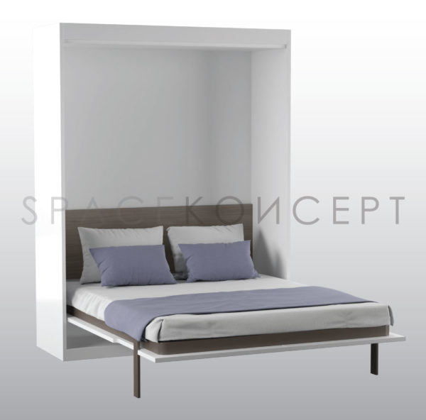 Designer Queen Size Murphy Wall Bed (Hidden Wall)