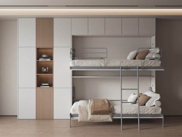 Comfiz Bunker Murphy Wall Bed – Selected Engineered Wood With Melamine Finished - Image 2