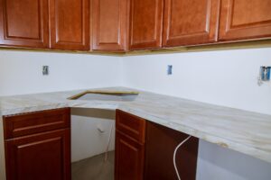 Installing a new laminate kitchen counter top