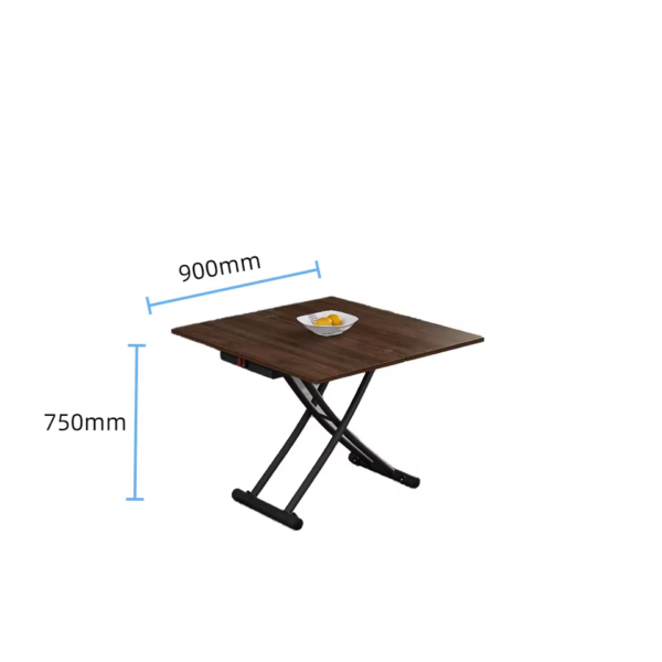 LumiLift Multi-Purpose Table with Lifting Mechanism Adjustable Height And Size - Image 4