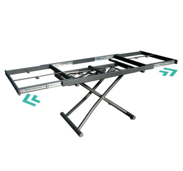 Modern Extendable Dining And Coffee Table Leg With Adjustable Height Metal Hardware Mechanism - Image 4